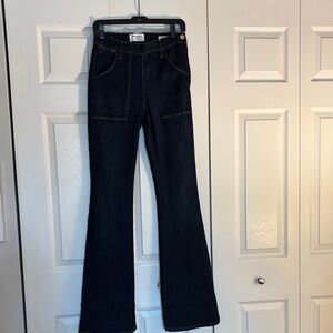 Frame Denim Dark Flare Jeans